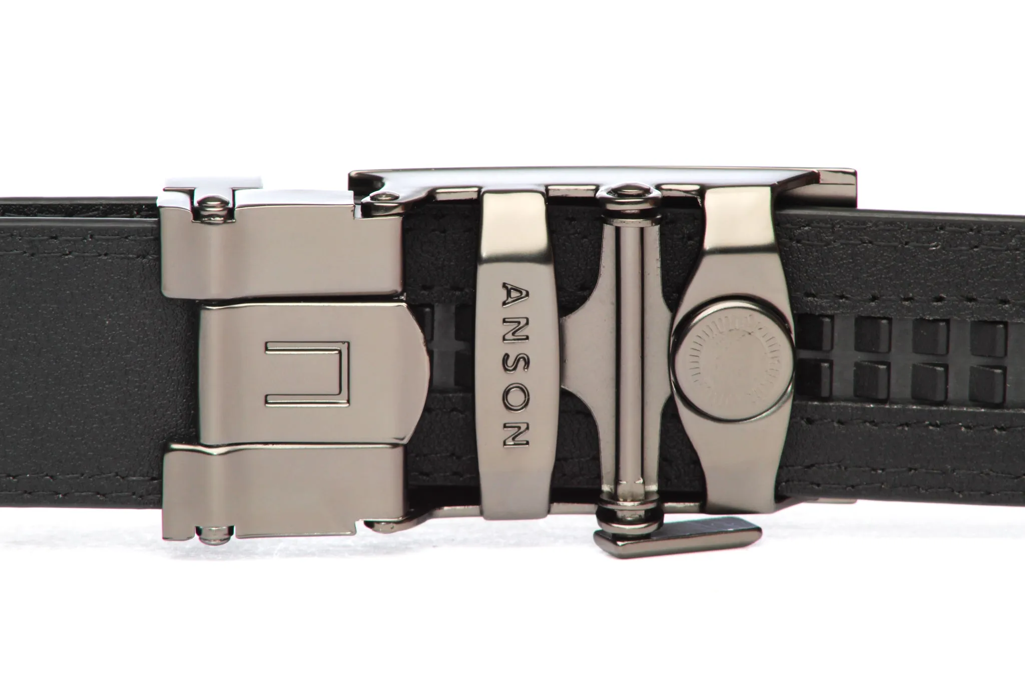 1.25" Onyx Buckle in Matte Gunmetal