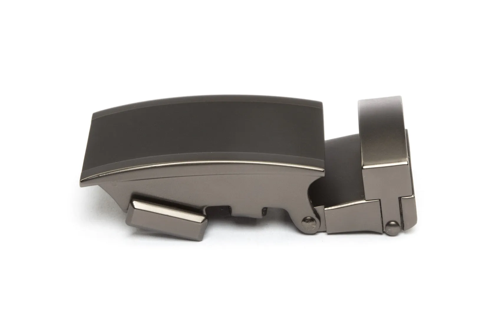 1.25" Onyx Buckle in Matte Gunmetal
