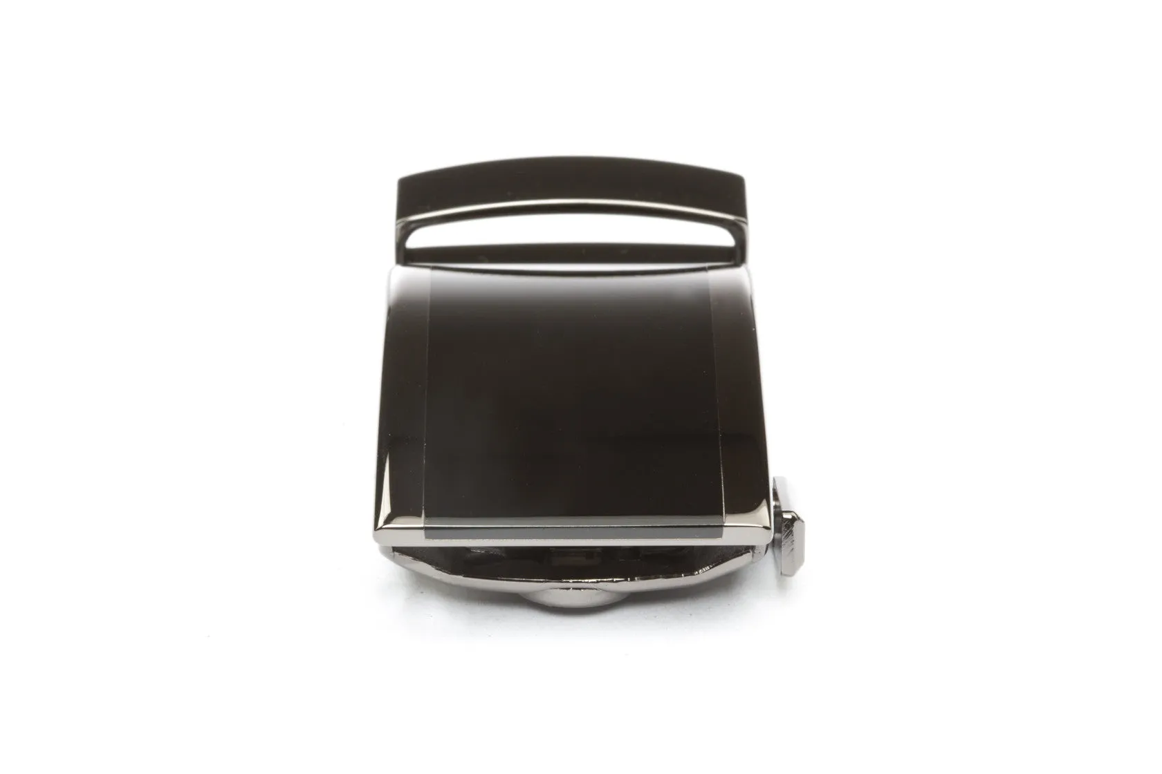 1.25" Onyx Buckle in Smoked Gunmetal