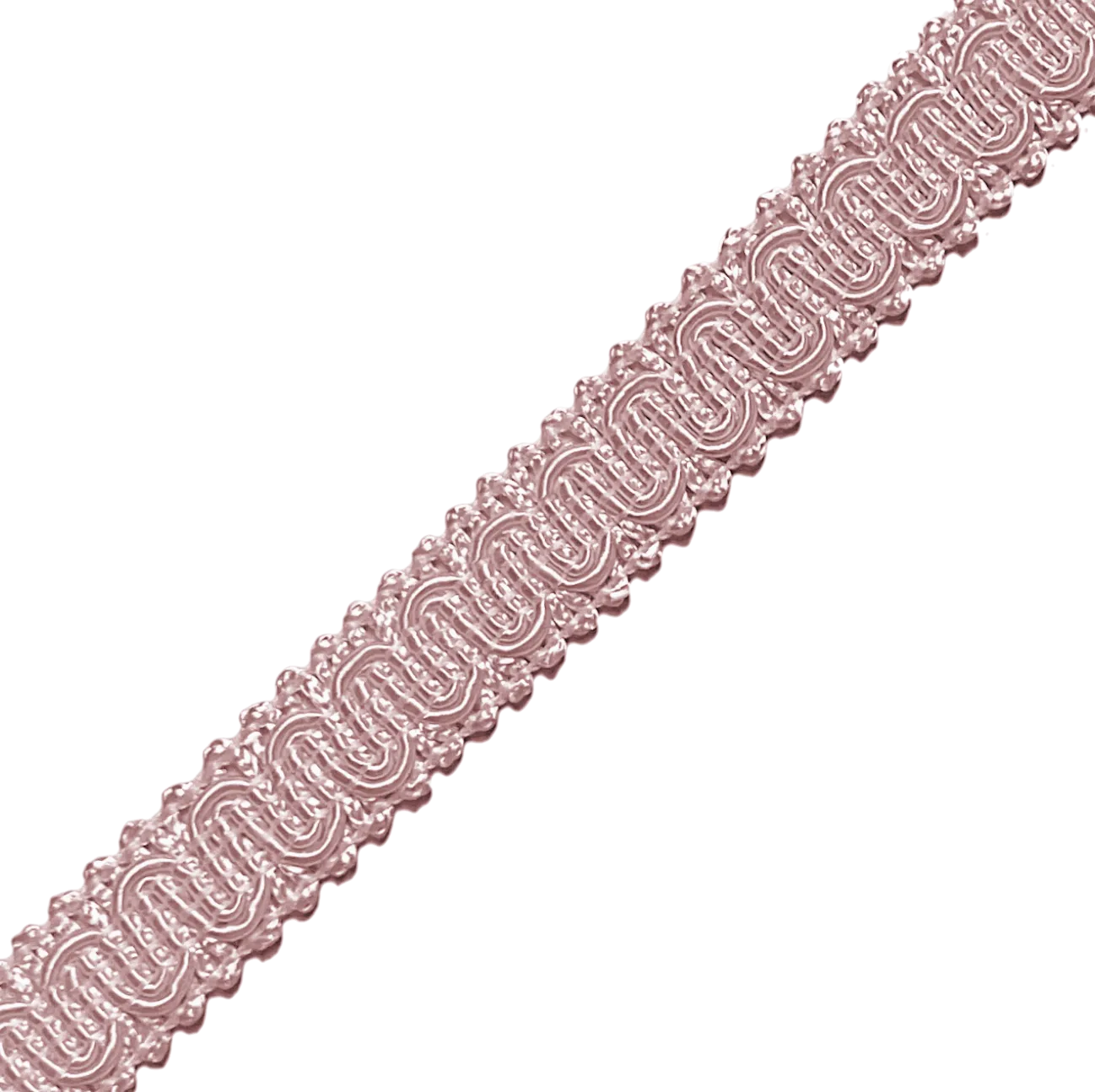 1/2" Gimp Braid Trim - Dusty Rose (By the Yard)
