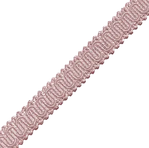 1/2" Gimp Braid Trim - Dusty Rose (By the Yard)
