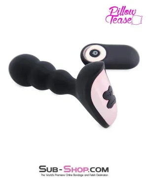 1594M-SIS      Sissy Maid Rechargeable Remote Control 10 Function Waterproof Vibrating Wireless Silicone Anal Plug