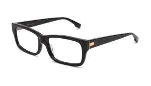 9FIVE Aura XL Black Clear Lens Glasses