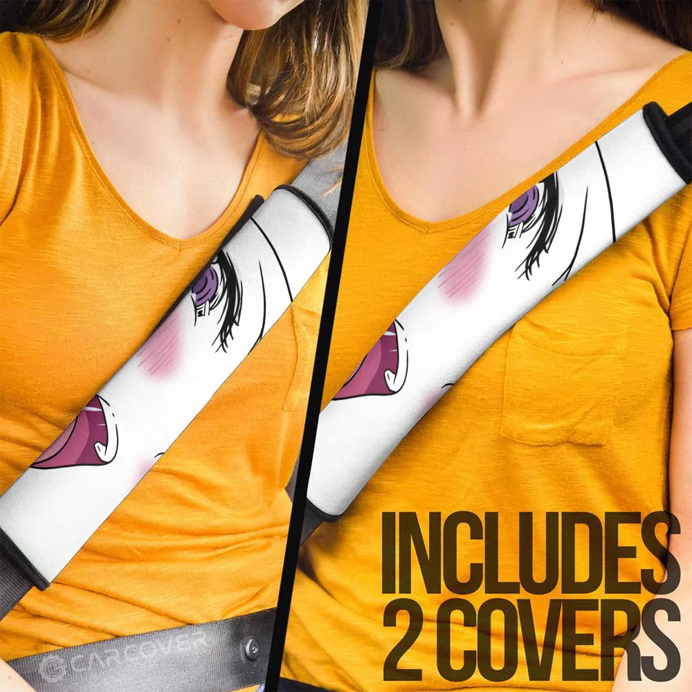 Ahegao Face Seat Belt Covers Custom Ahegao Car Accessories