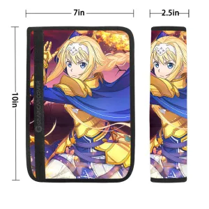 Alice Zuberg Seat Belt Covers Custom Sword Art Online Anime Car Accessories