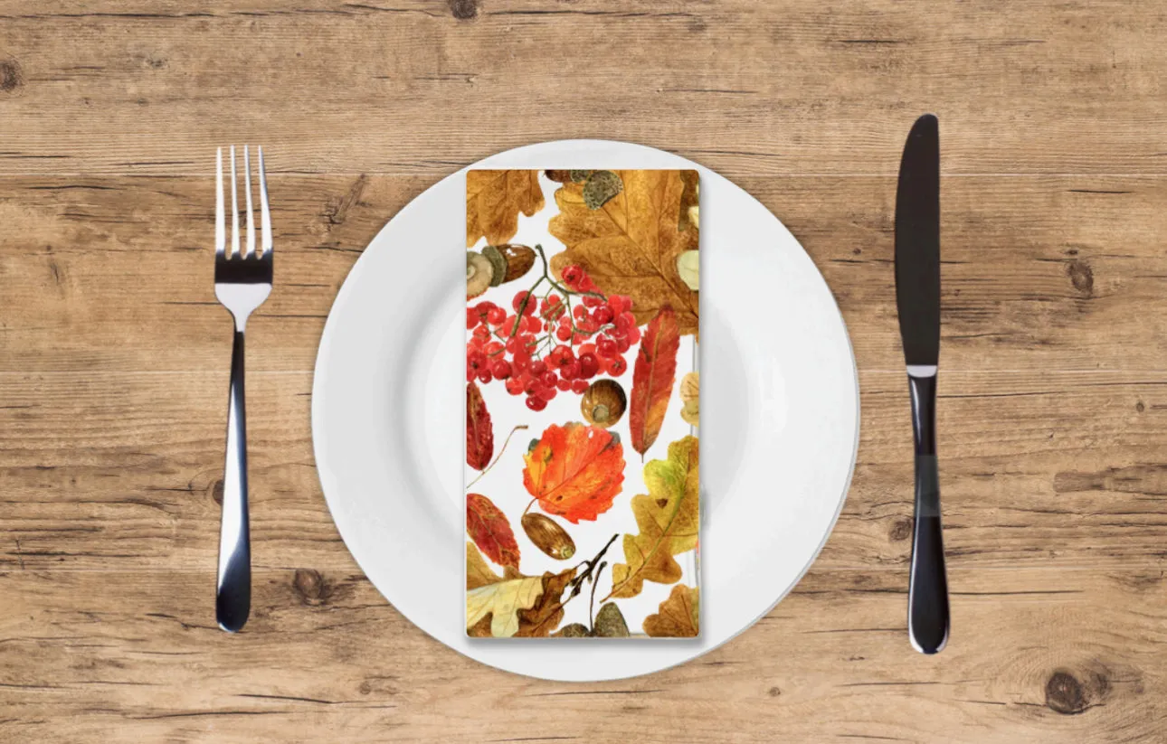 Autumn Foliage - Printed Guest Towel