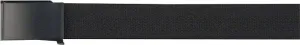 Black - Military Web Belt with Black Flip Buckle 54 in.