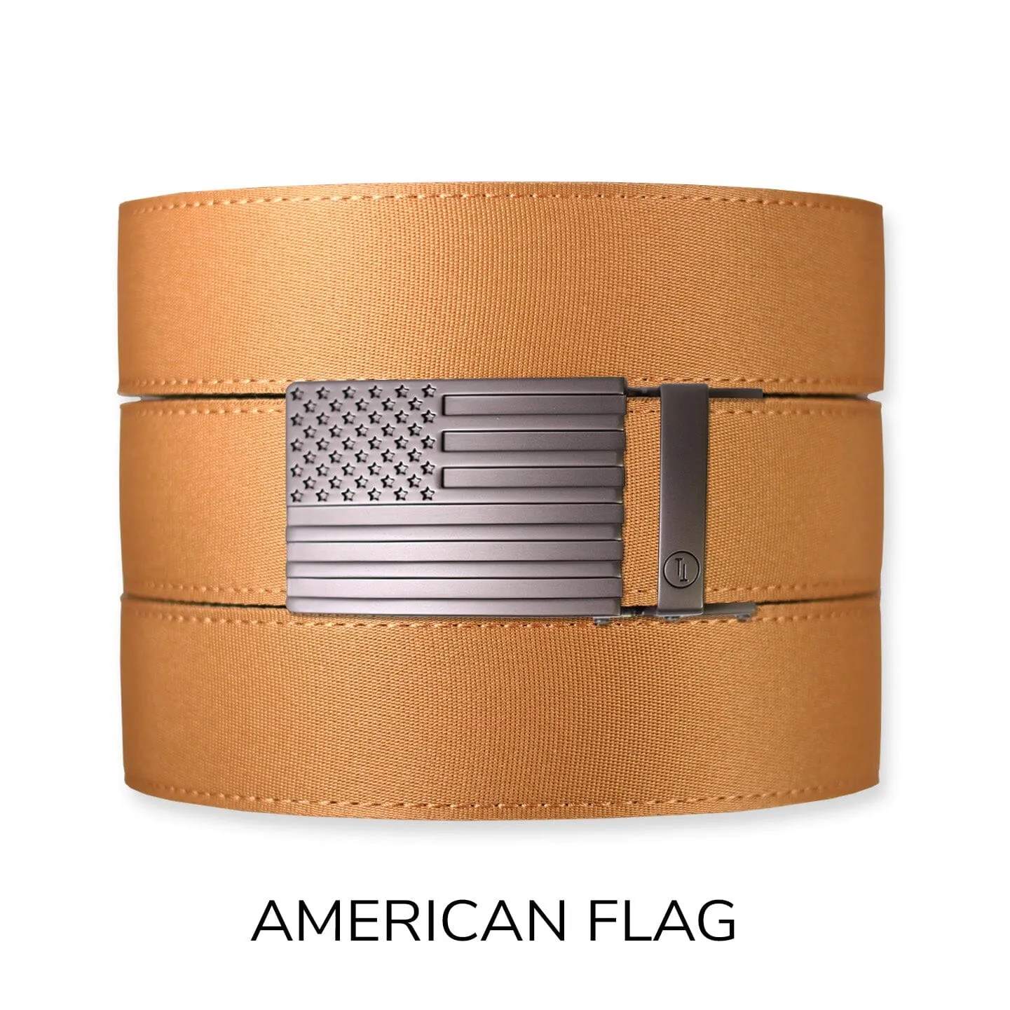Burlap Canvas  Ratchet Belt & Buckle Set