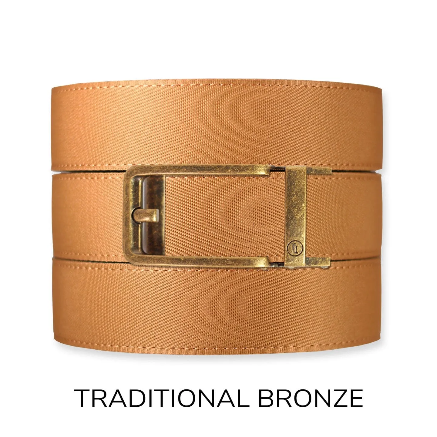 Burlap Canvas  Ratchet Belt & Buckle Set