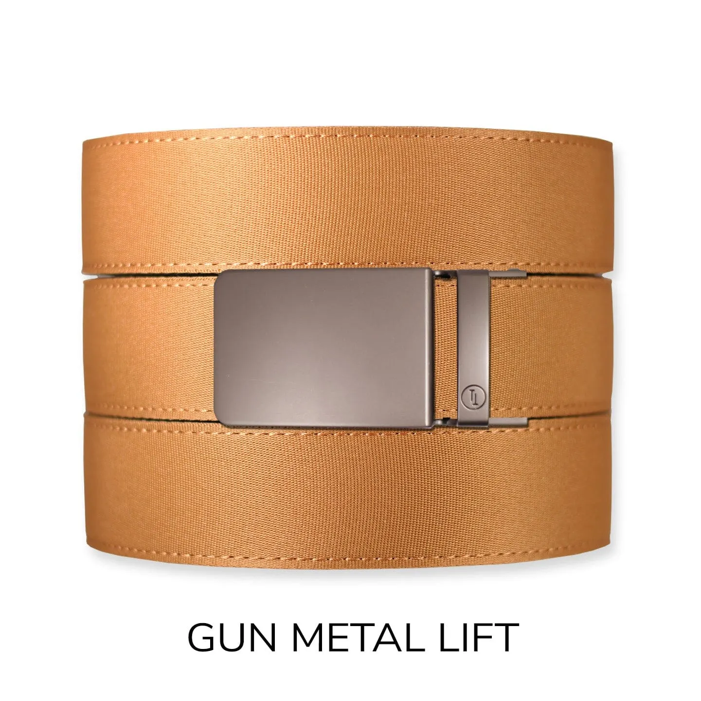 Burlap Canvas  Ratchet Belt & Buckle Set