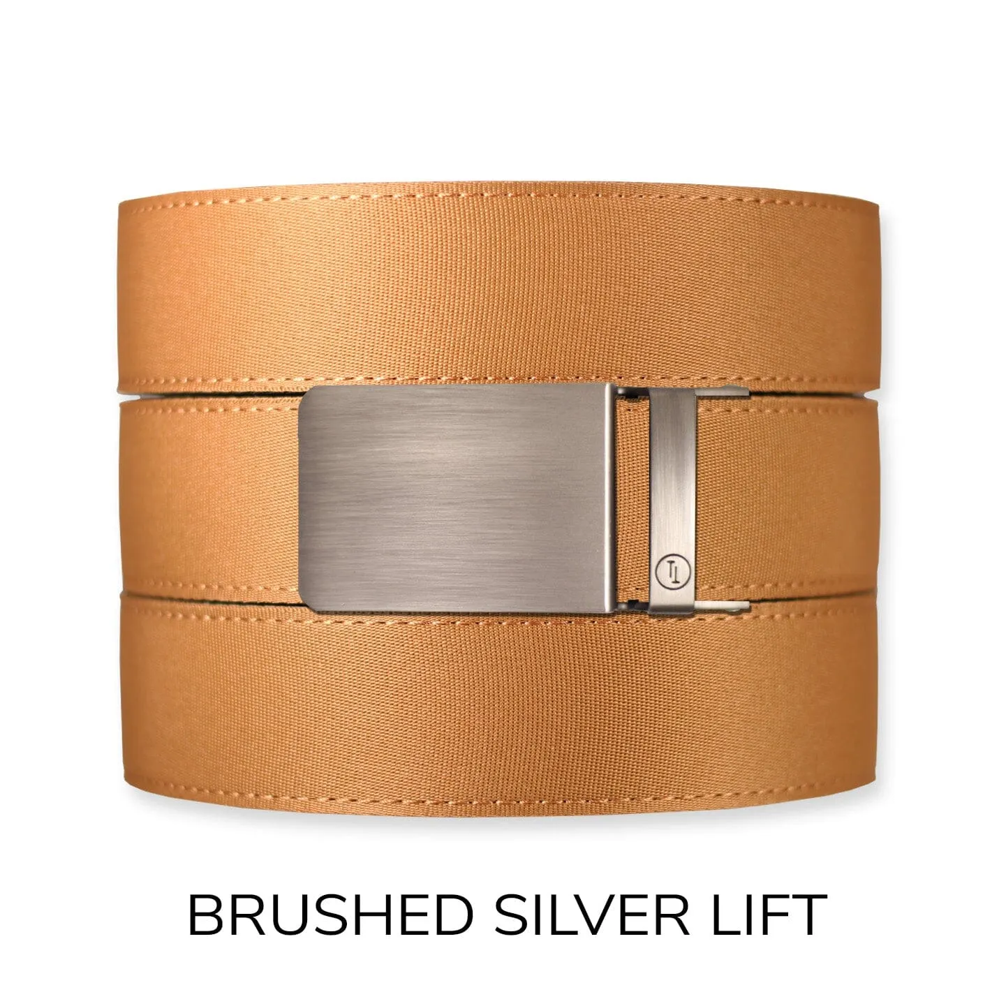 Burlap Canvas  Ratchet Belt & Buckle Set