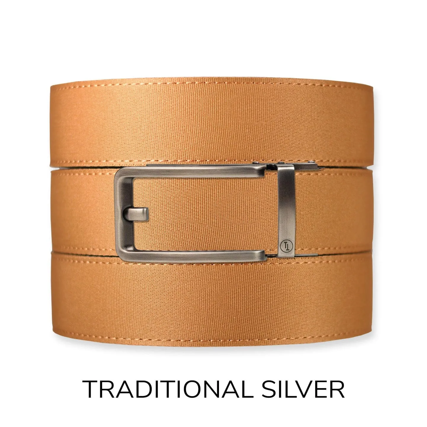 Burlap Canvas  Ratchet Belt & Buckle Set