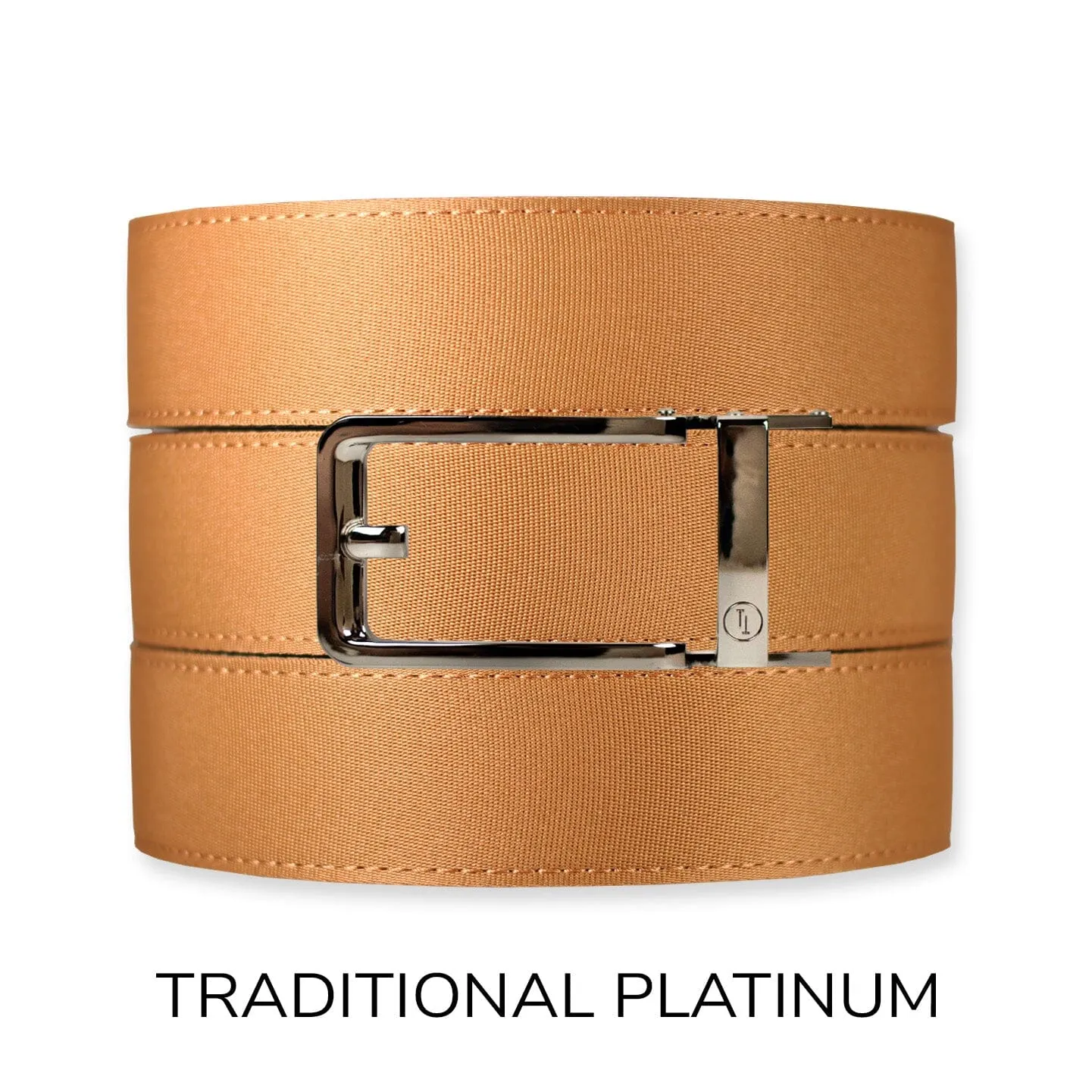 Burlap Canvas  Ratchet Belt & Buckle Set
