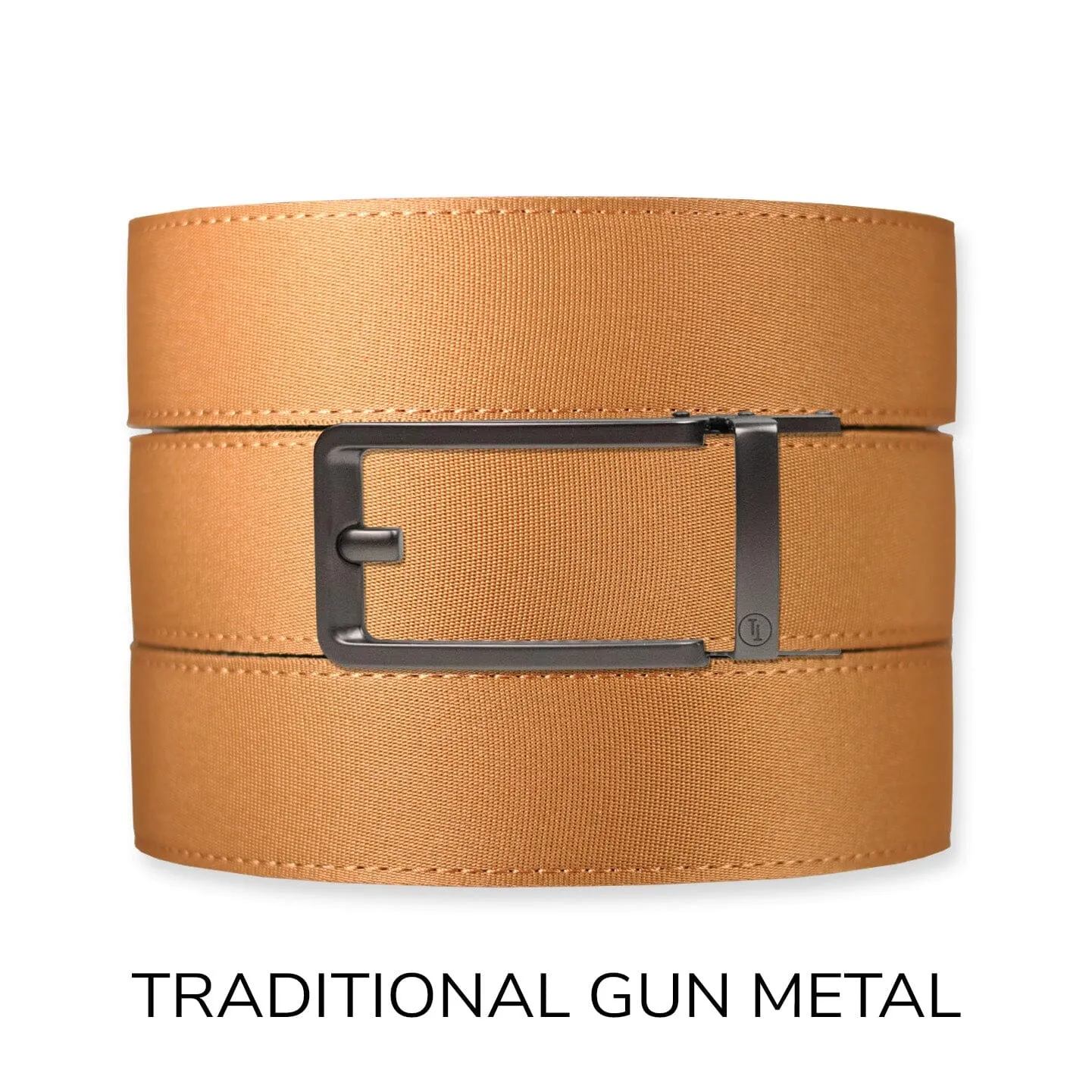 Burlap Canvas  Ratchet Belt & Buckle Set