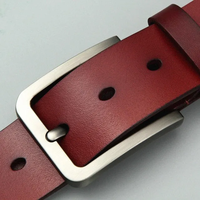 Businessman Fashion Cow Genuine Leather Luxury Belt