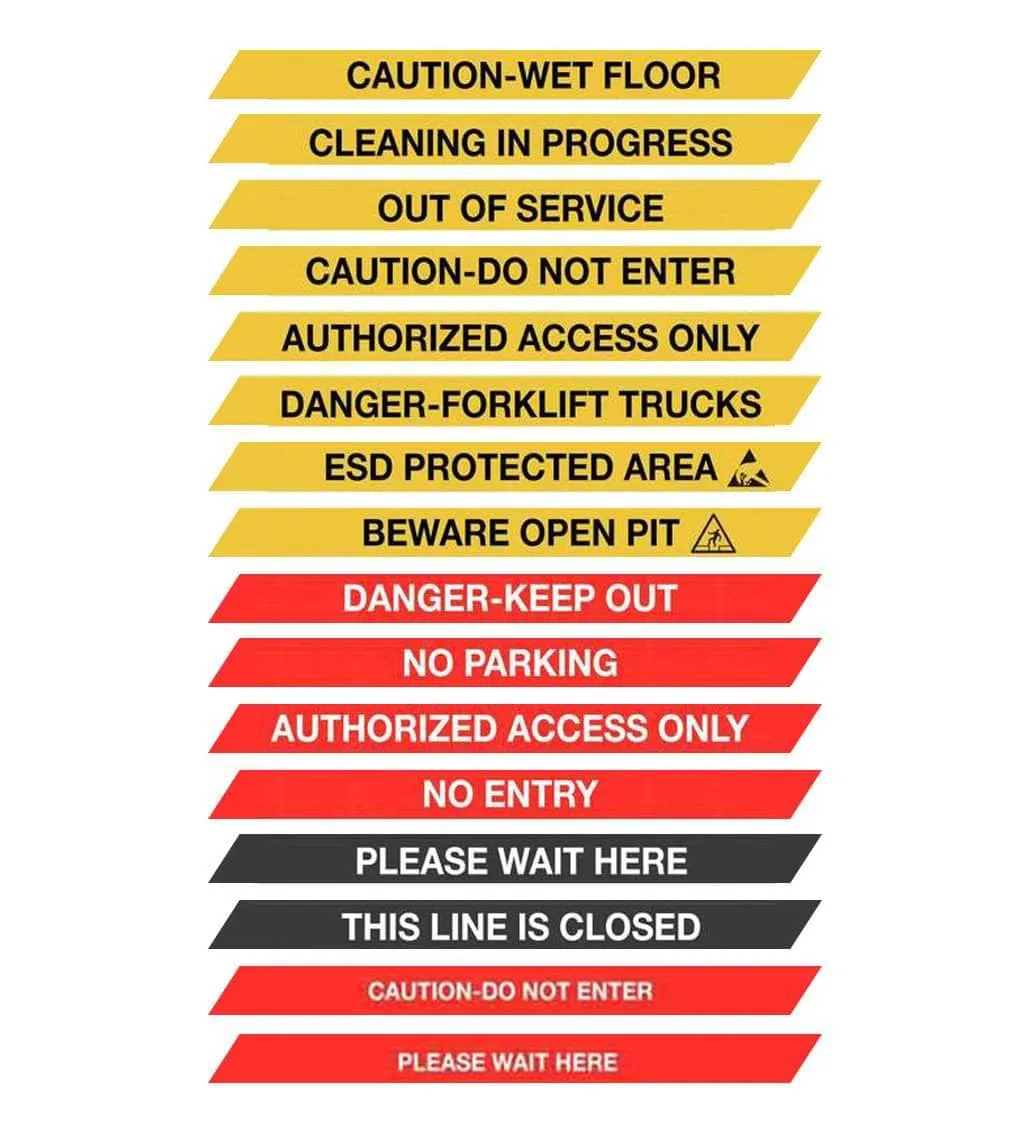 CCW Series WMB-220- Wall Mounted Retractable Belt Barrier With Black Fixed ABS Case - 7.5, 10, 13, & 15 Ft. Belts