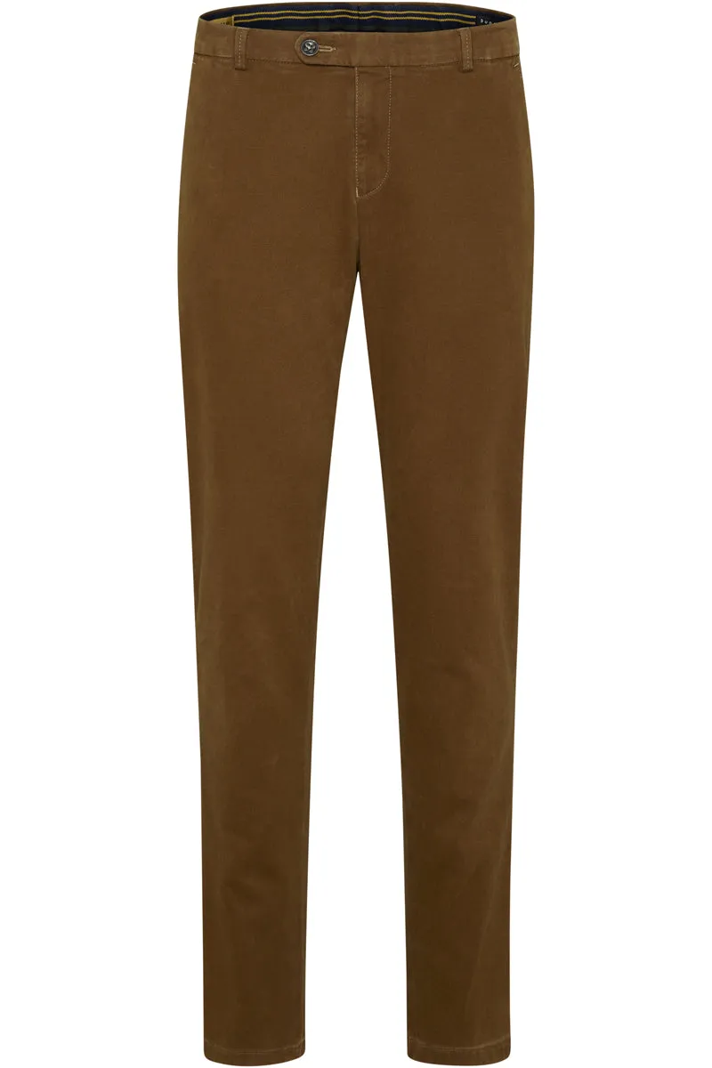 Cognac Cashmere Feel Stretch Pants