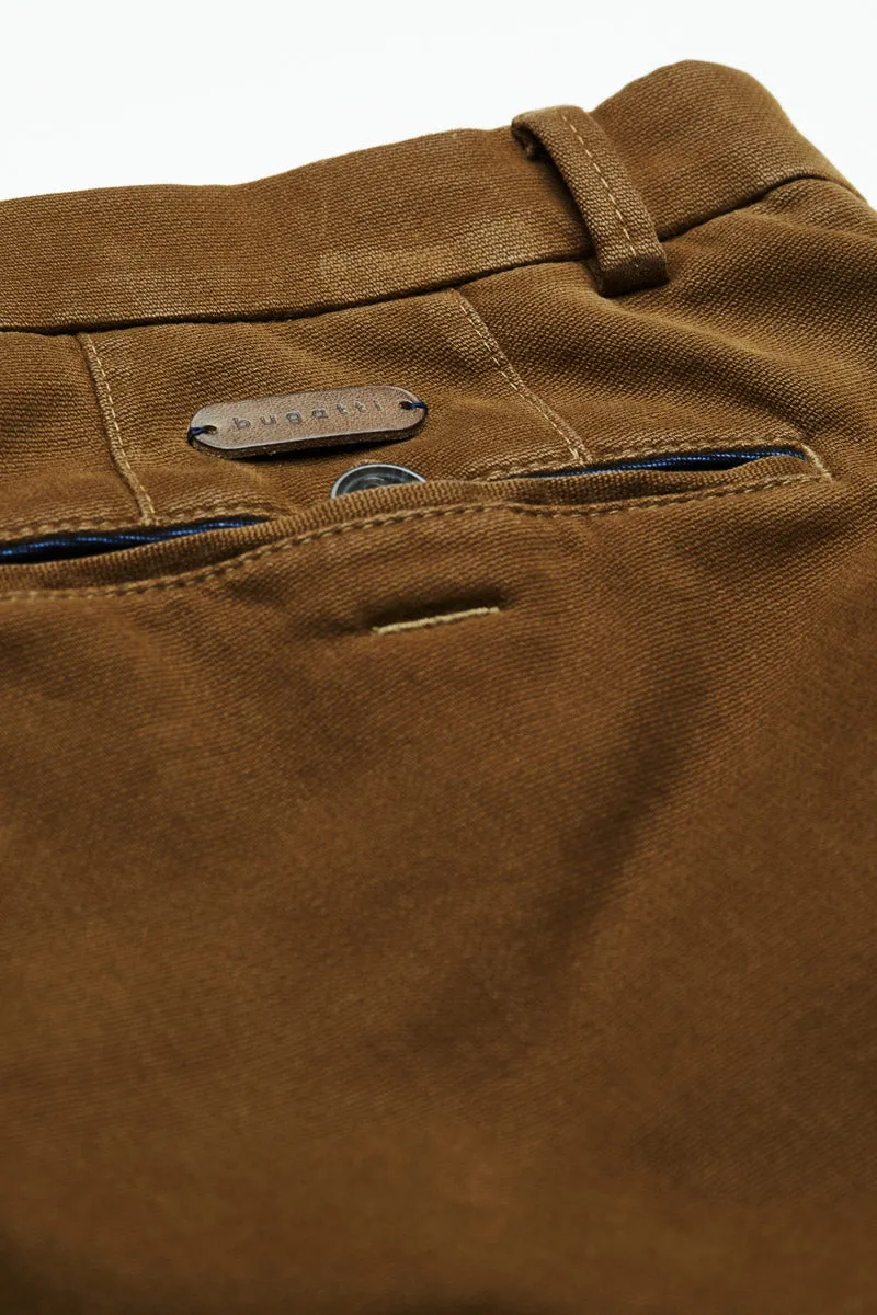 Cognac Cashmere Feel Stretch Pants
