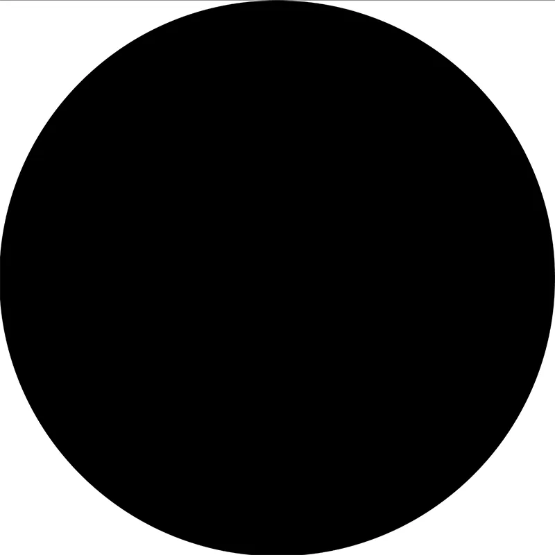 Custom White Round Fabric Backdrop Pure Color