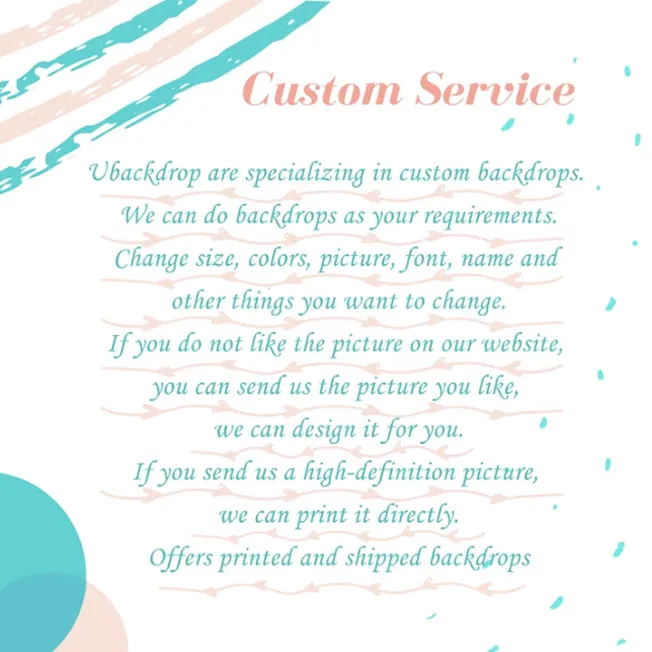 Custom White Round Fabric Backdrop Pure Color
