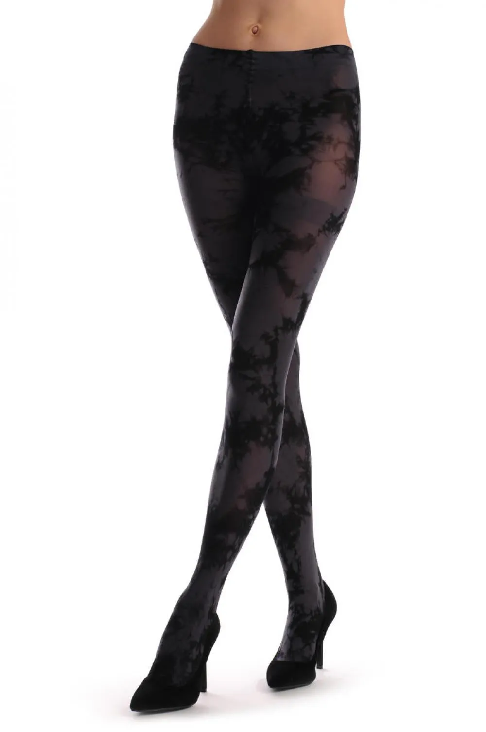Dark Grey & Black Colour Splash (Tie Dye)