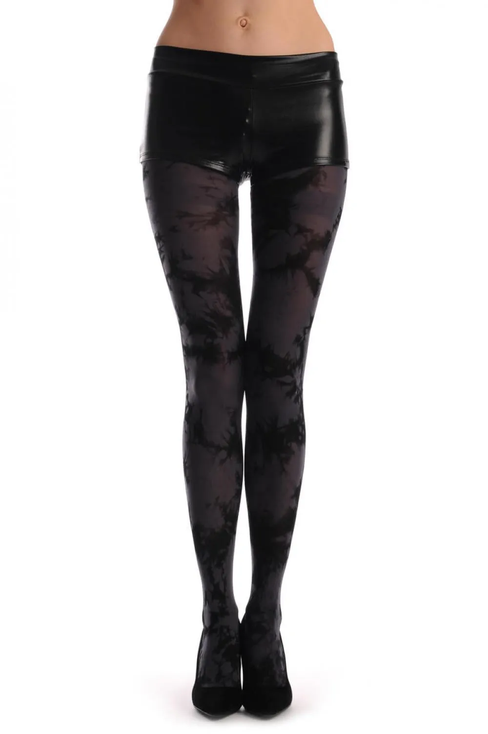 Dark Grey & Black Colour Splash (Tie Dye)