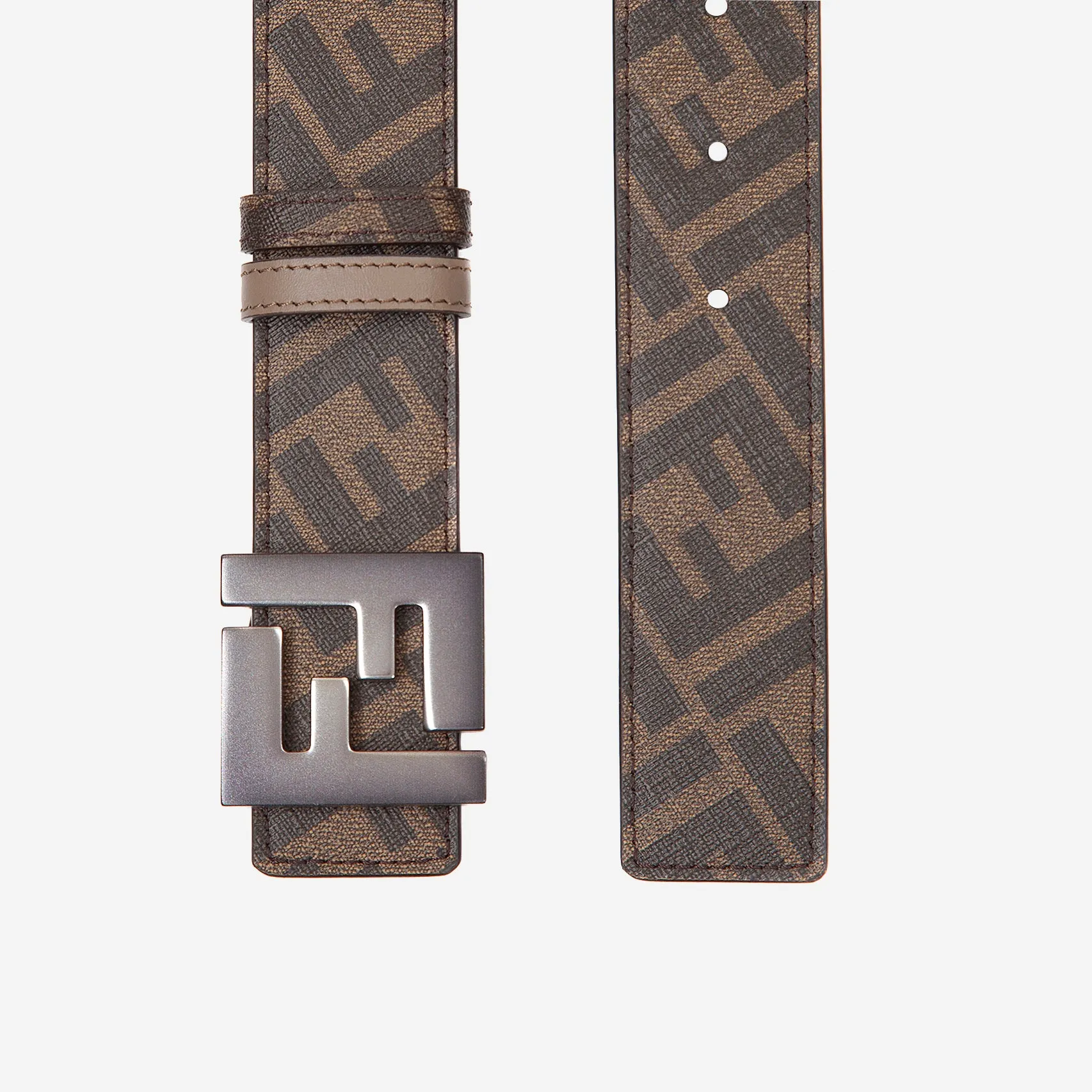 Fendi Reversible FF Buckle Leather Belt