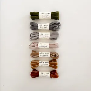 Flax & Twine 3/8" Velvet Ribbon