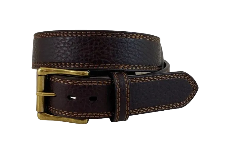 Gem Dandy Men's Pebble Grain Leather Belt