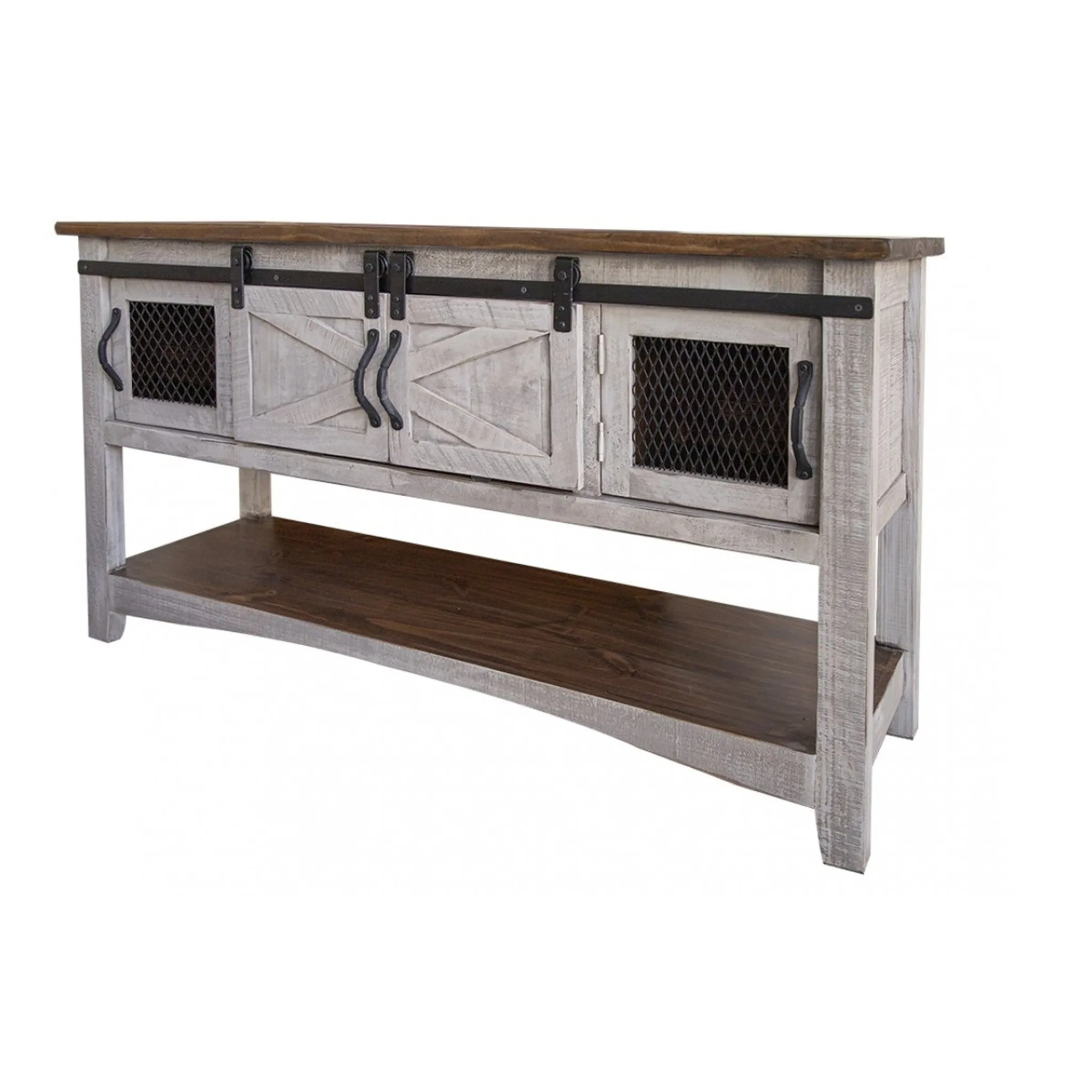 Greenview Modern Farmhouse Living Room Table Set - Gray