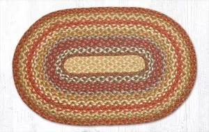 Honey, Vanilla, & Ginger Braided Rug - Oval