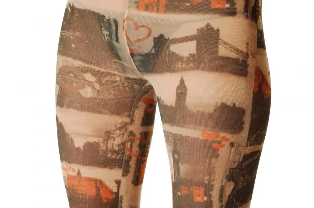 I Love London Heart Big Ben Tower Bridge Vintage