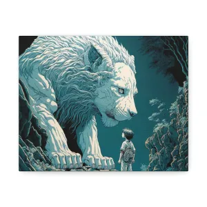 Lion Stretched Canvas