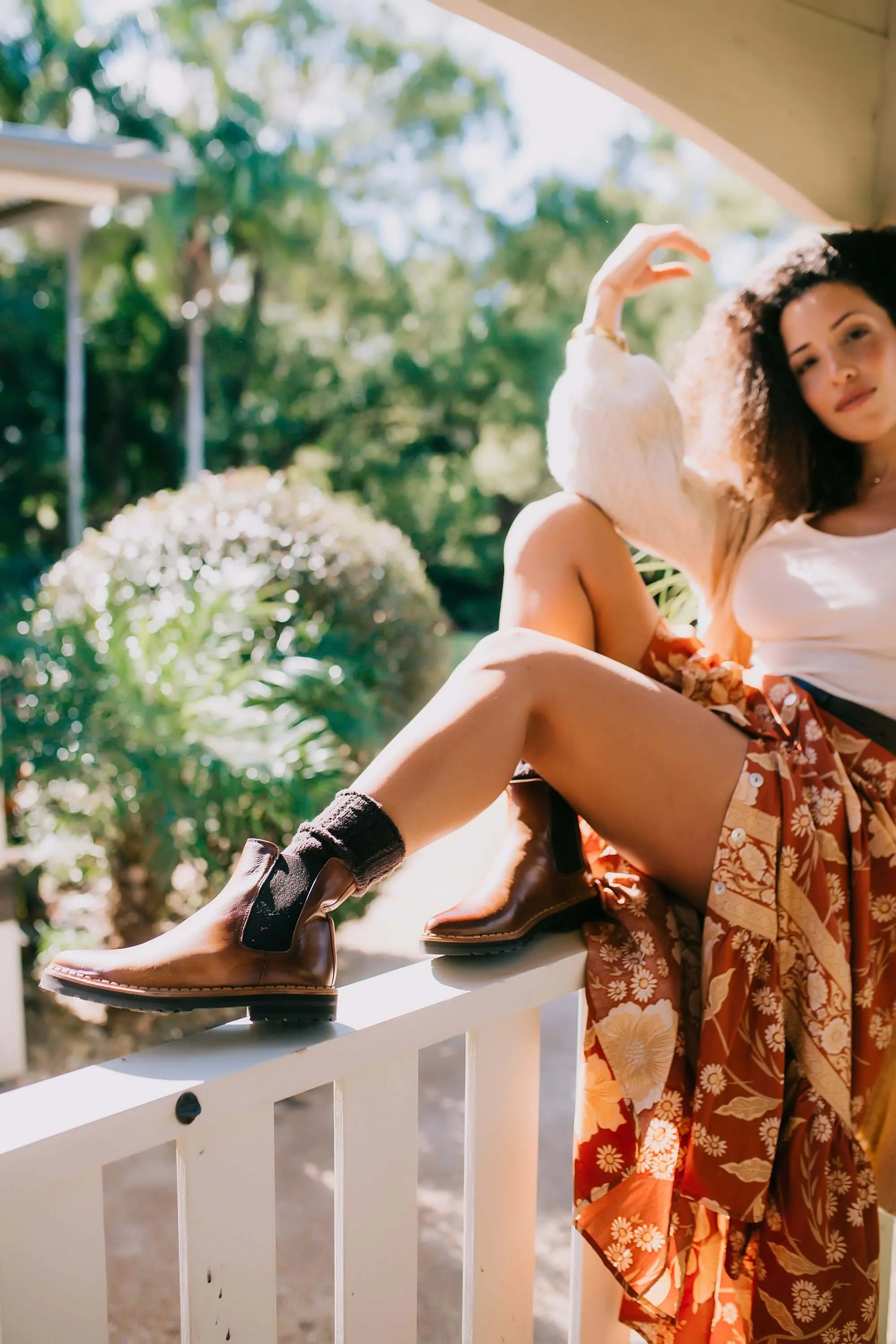 Luna Chelsea Boots - Camel / Mustard Leather
