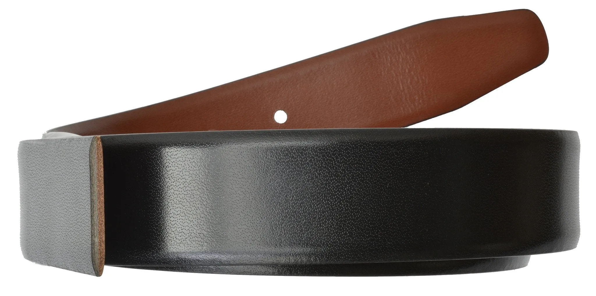 Marshal 100% Cowhide Genuine Leather Belt with no buckle MSL1899R Reversible