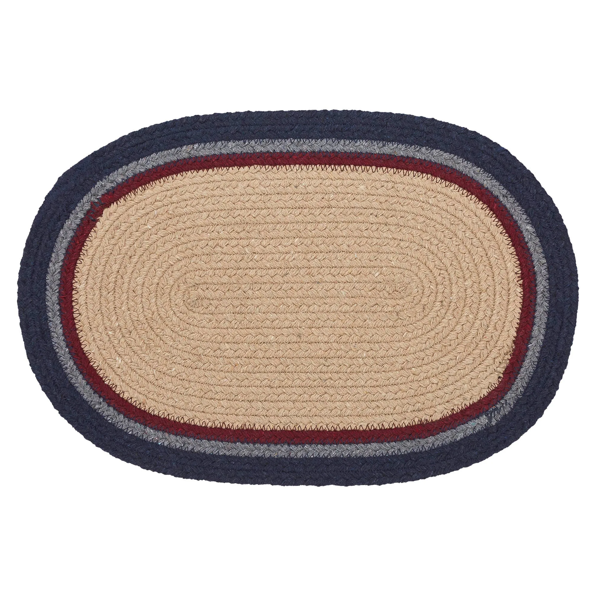 My Country Oval Placemat Stencil Stars 10x15
