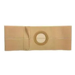 Nu-Form Beige Support Belt  2-5/8" x 3-1/8" Center Opening 5" Wide 28" - 31" Waist Small