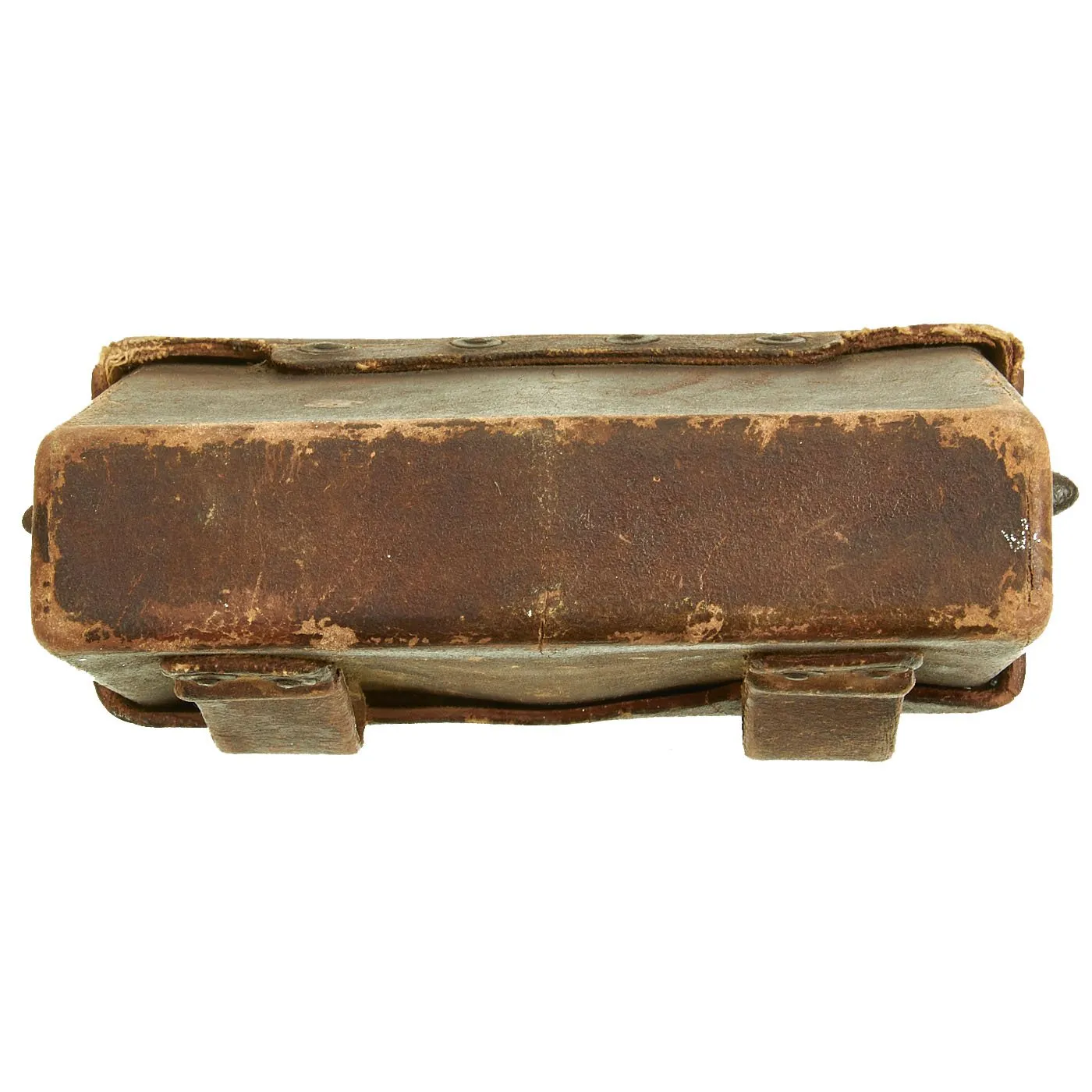 Original Japanese WWII Pair of Late War Rubberized Canvas Arisaka Ammunition Pouches