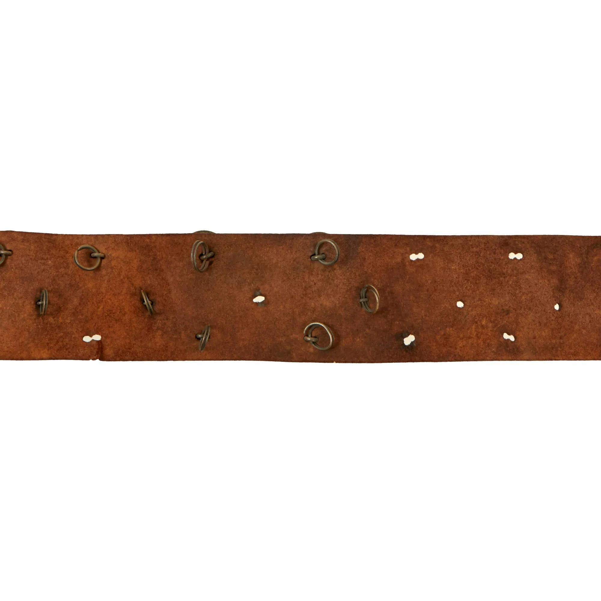 Original U.S. Spanish-American War Hate Belt Made with 44 U.S., Cuban, & Spanish Buttons