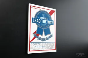 Pabst Ribbon Ranger Canvas