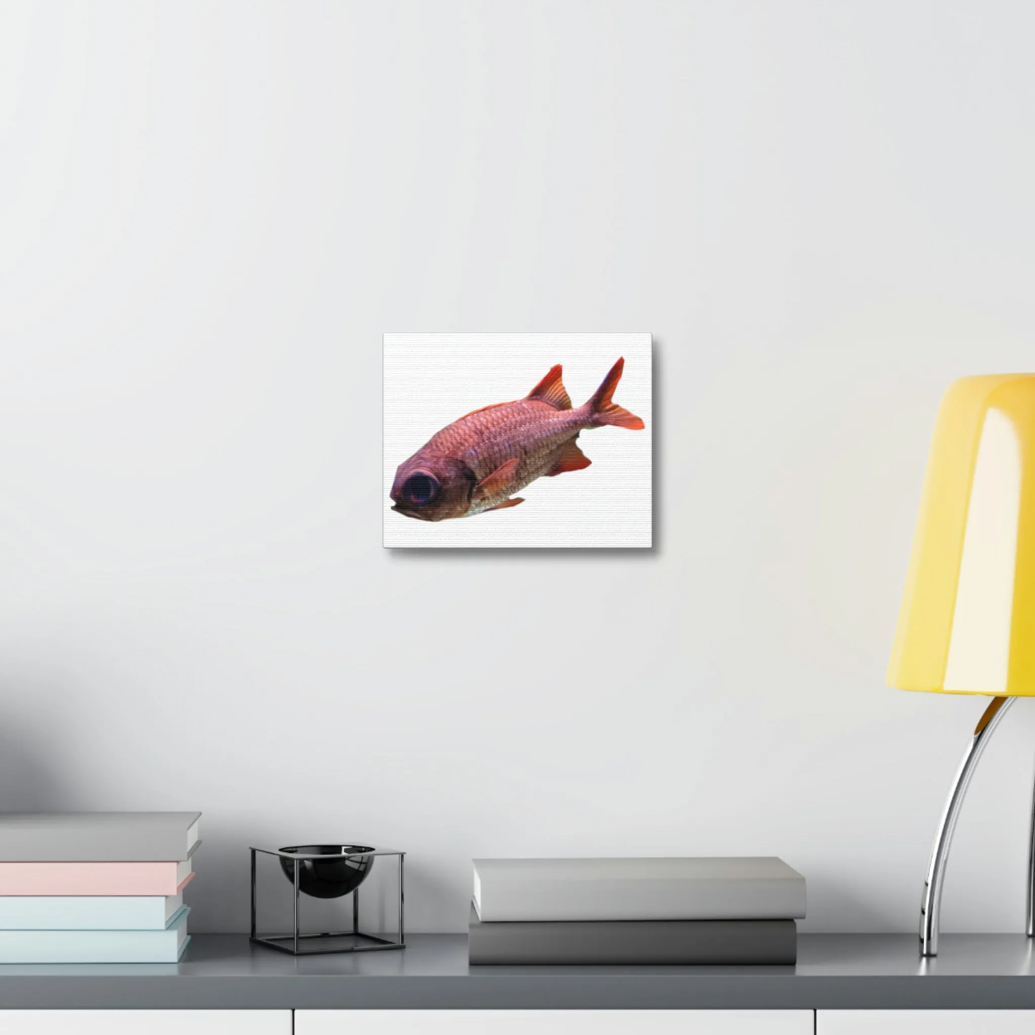 Red Fish Stretched Canvas