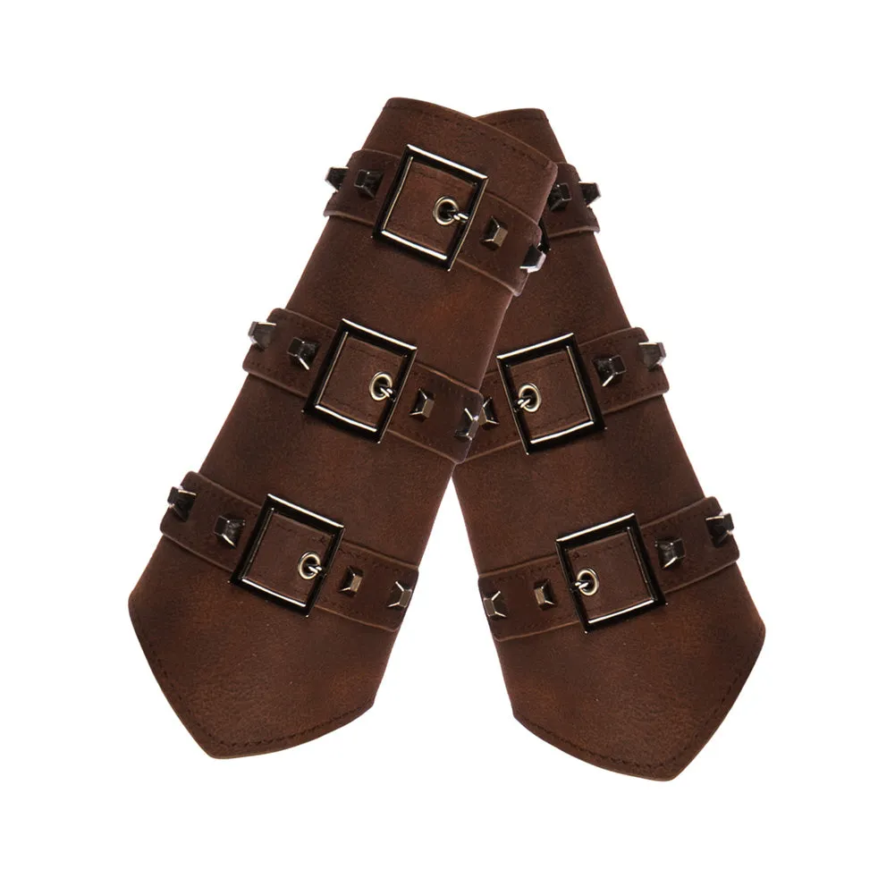 Renaissance Waist Belt with PU Leather Sleevelet 19cm Cincher Waistband