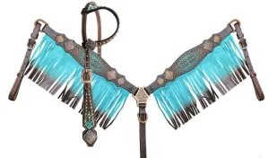 Showman Gator & Fringe Horse Tack Set, Full Size