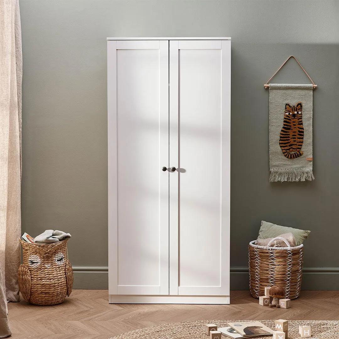Silver Cross Bromley Wardrobe - White
