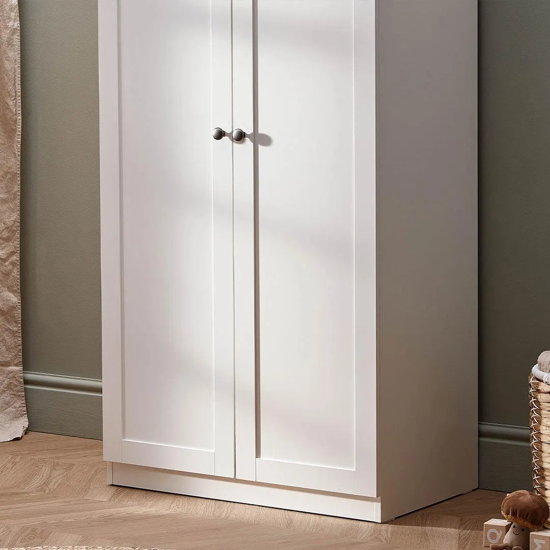 Silver Cross Bromley Wardrobe - White