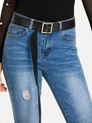 Square Buckle Belt