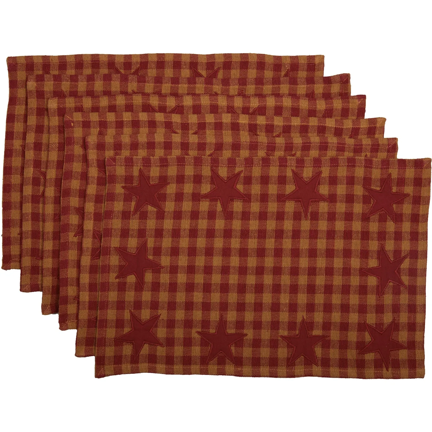 Star Placemat Set of 6 12x18