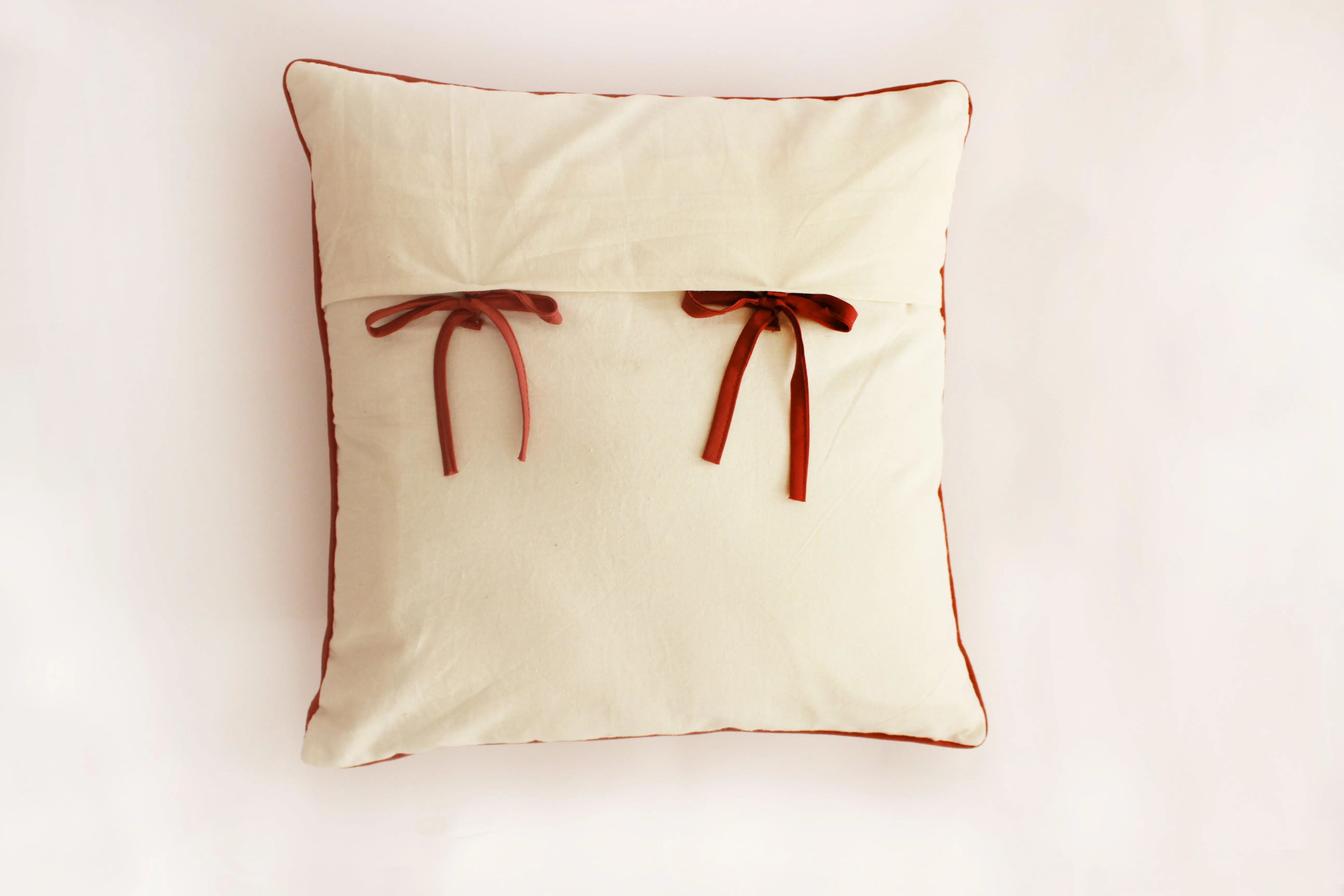 Stripes Block Printed Cotton Cushion Cover | Stylish Home Decor