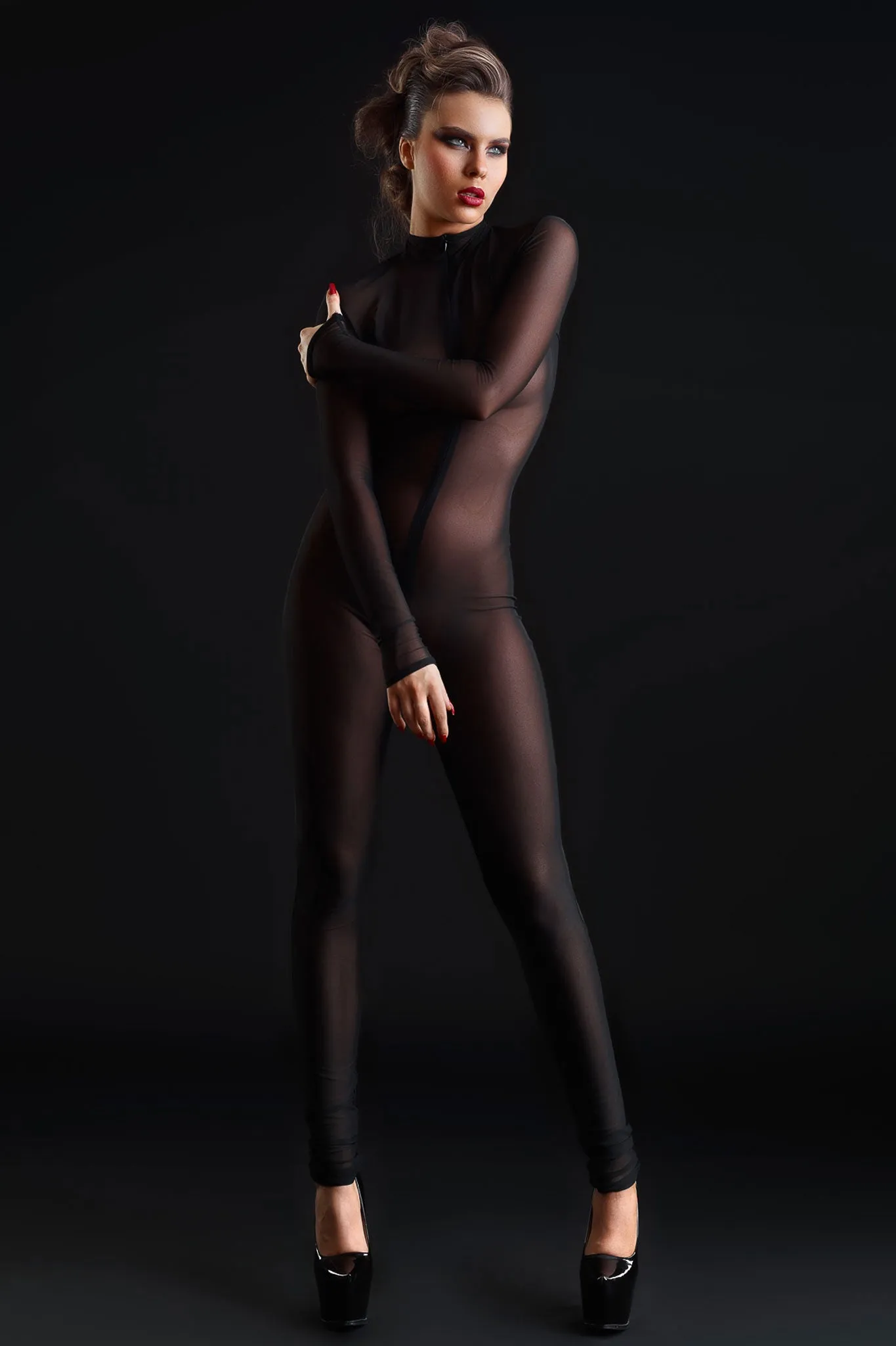 Sweety Sheer Mesh Catsuit