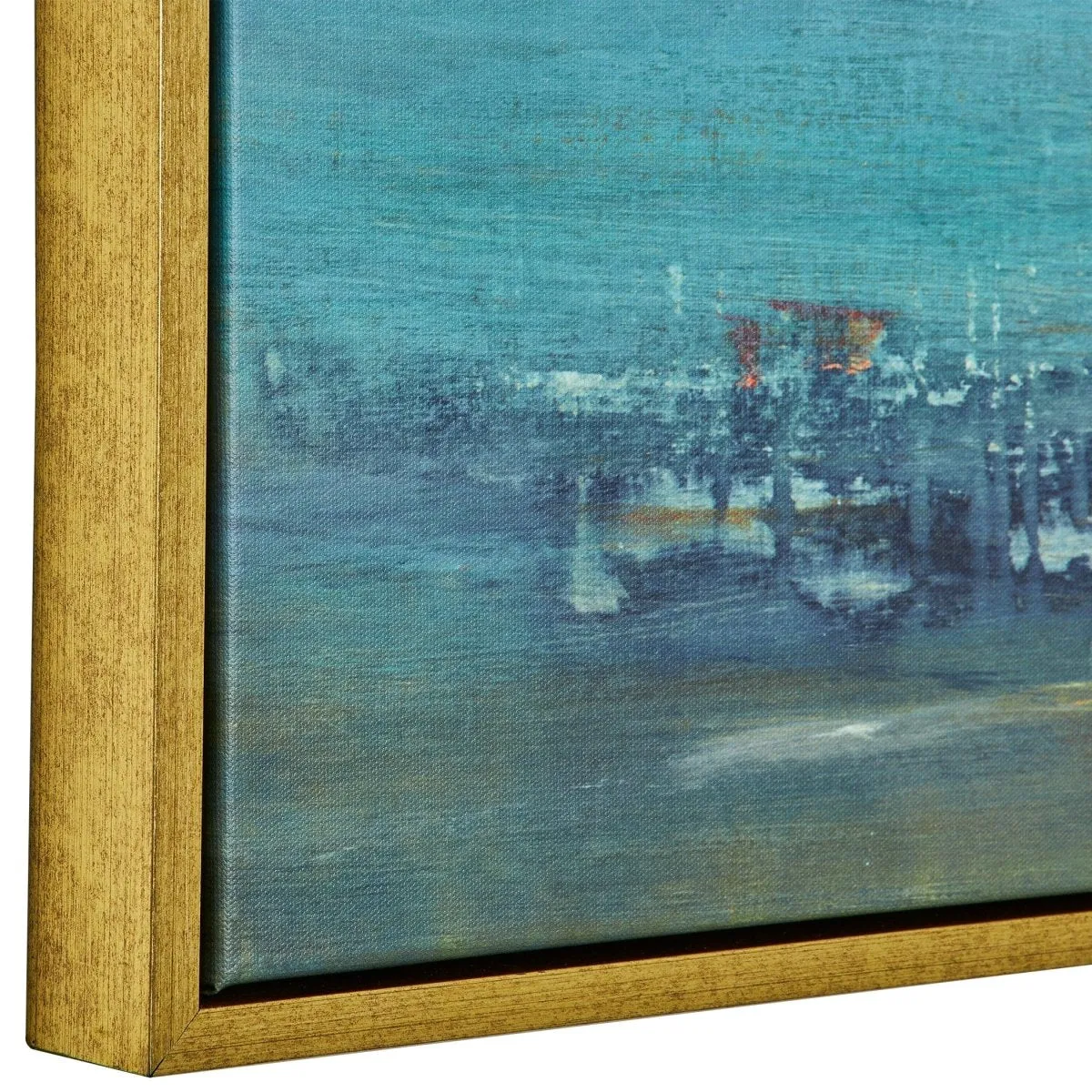 Textured Land Framed Landscape Art